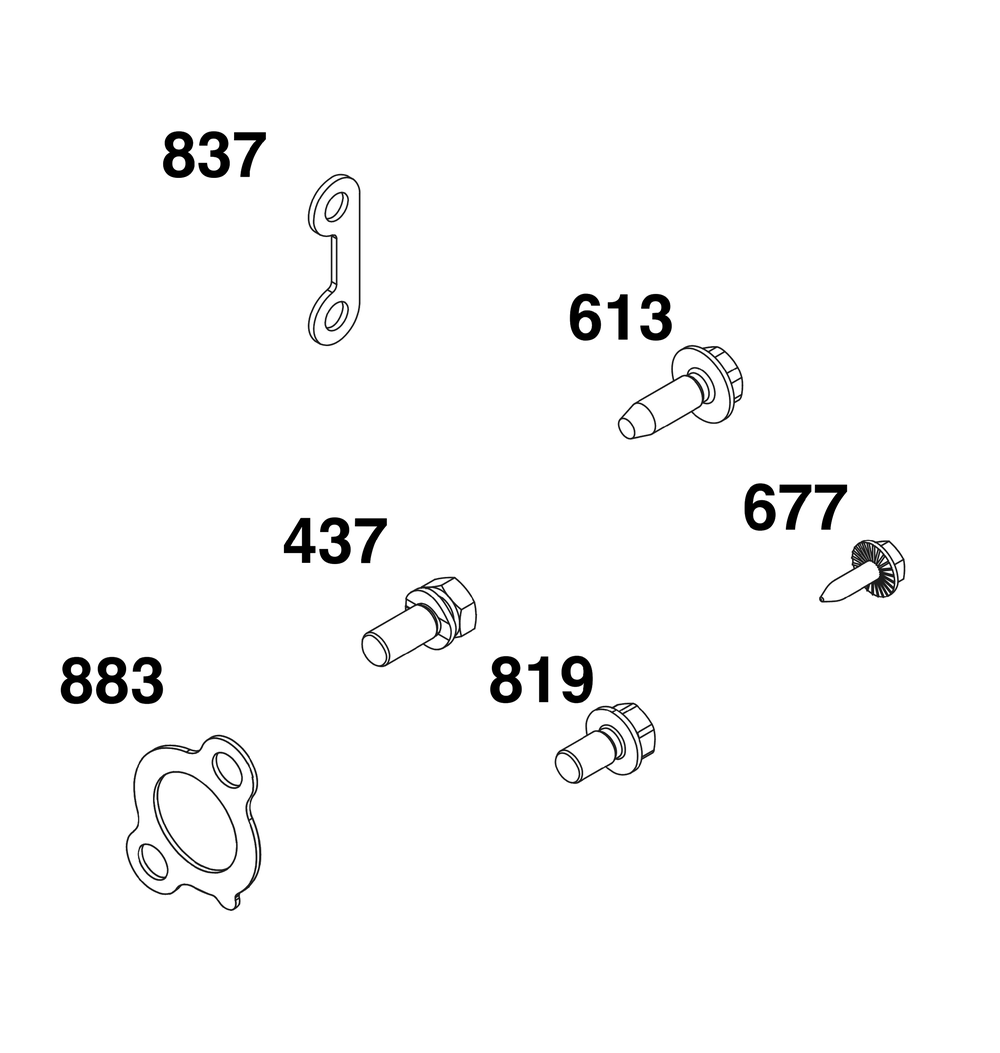 Exhaust Group Diagram and Parts List for 356447-0421-B5 200000 - 399999 Briggs and Stratton Engine